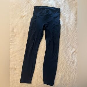 Wunder Train High-Rise Tight with Pockets 25" - NAVY